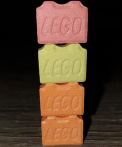 assorted color legos ecstasy pill​