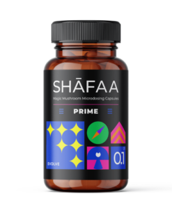 Shafaa Evolve Magic Mushroom Microdosing Prime Capsules